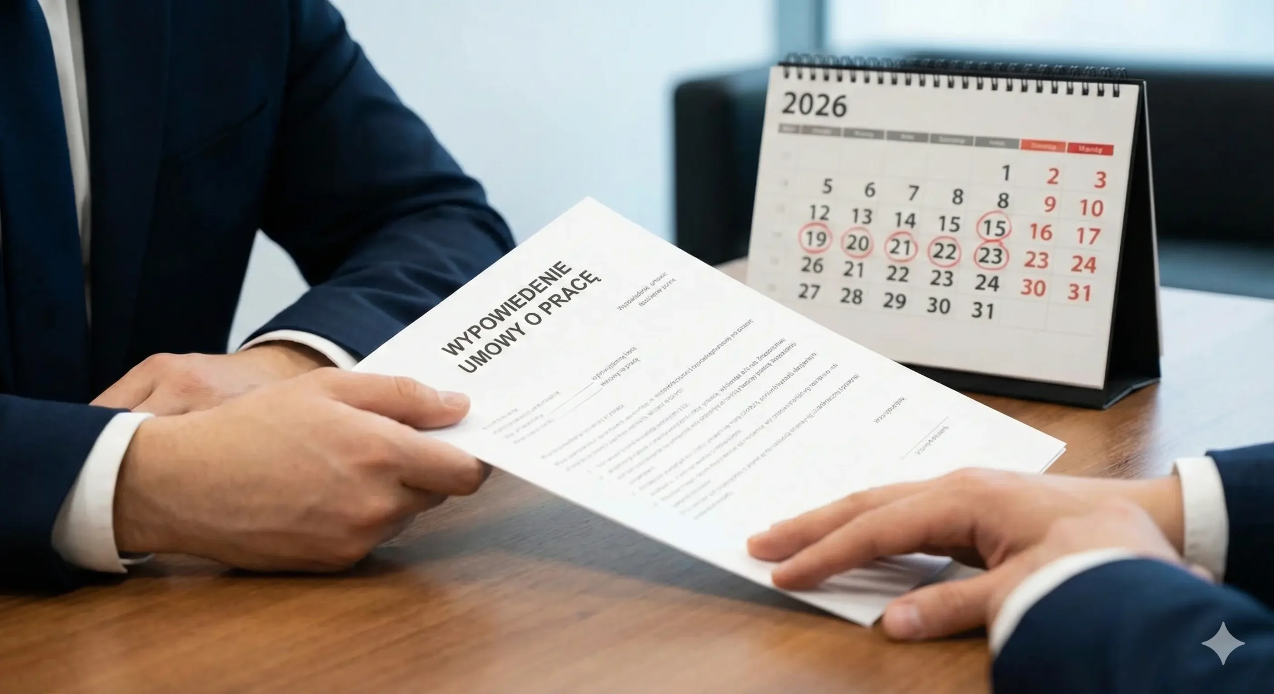 wypowiedzenie umowy o pracę