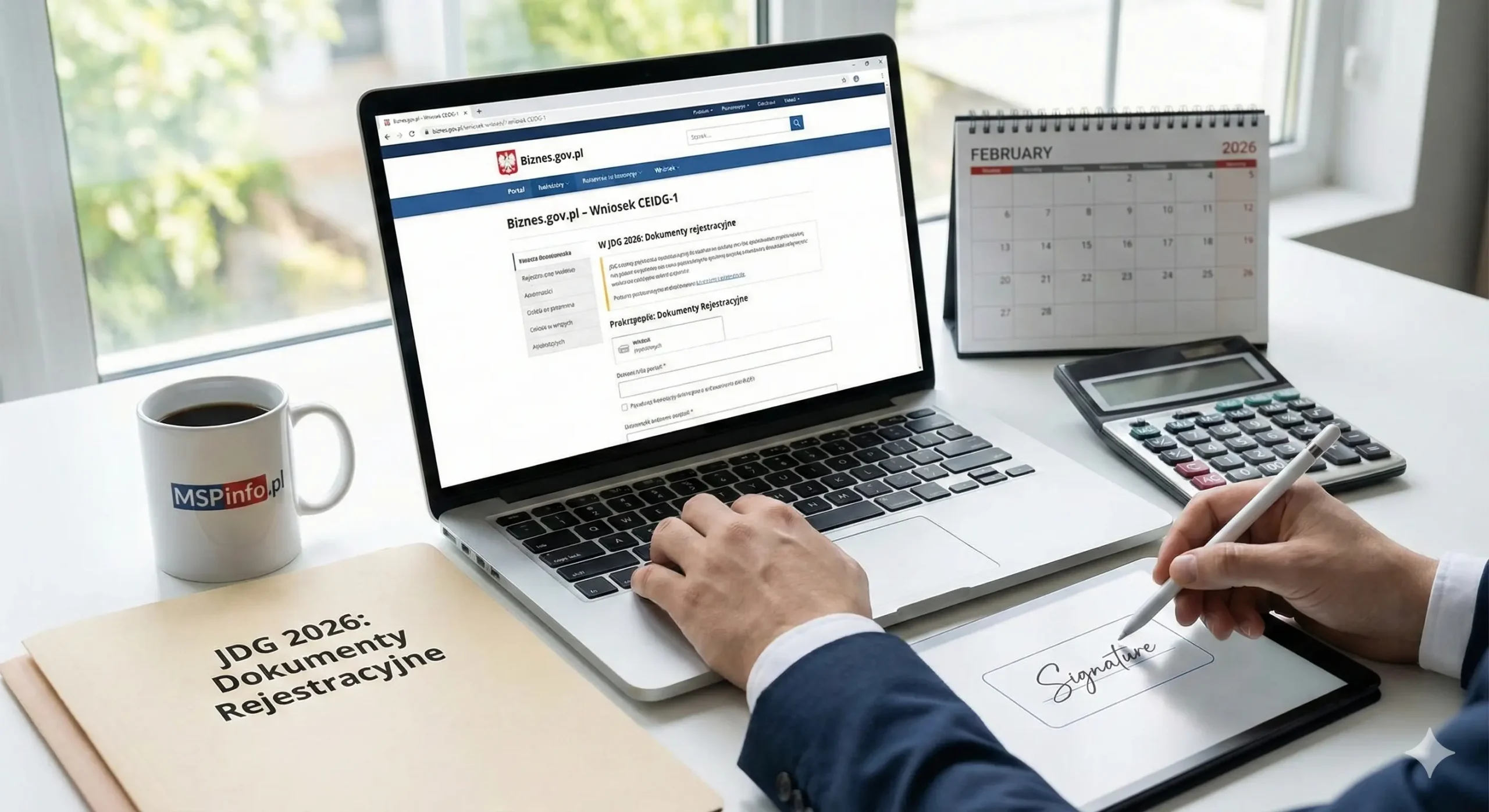 Jednoosobowa działalność gospodarcza 2026 roku: Kompletny przewodnik rejestracji krok po kroku.